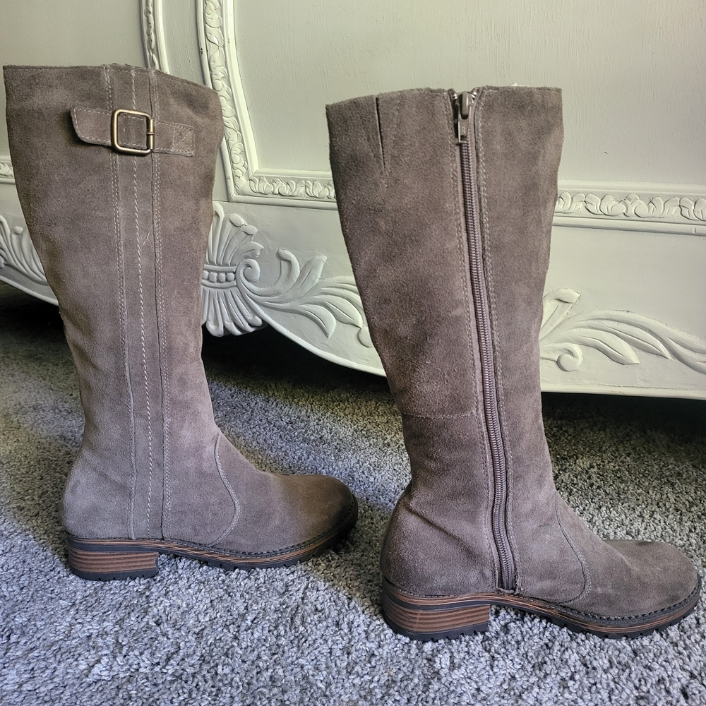 Target Women's Soft Grey Heeled Boots
